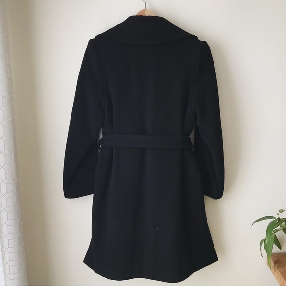 Australian lambswool-blend mid-length belted coat - Picture 12 of 15